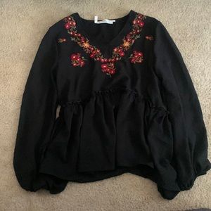 Available by Angela Fashion Floral Blouse